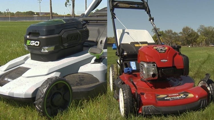 Two Different Lawn Mowers - Best electric lawnmowers